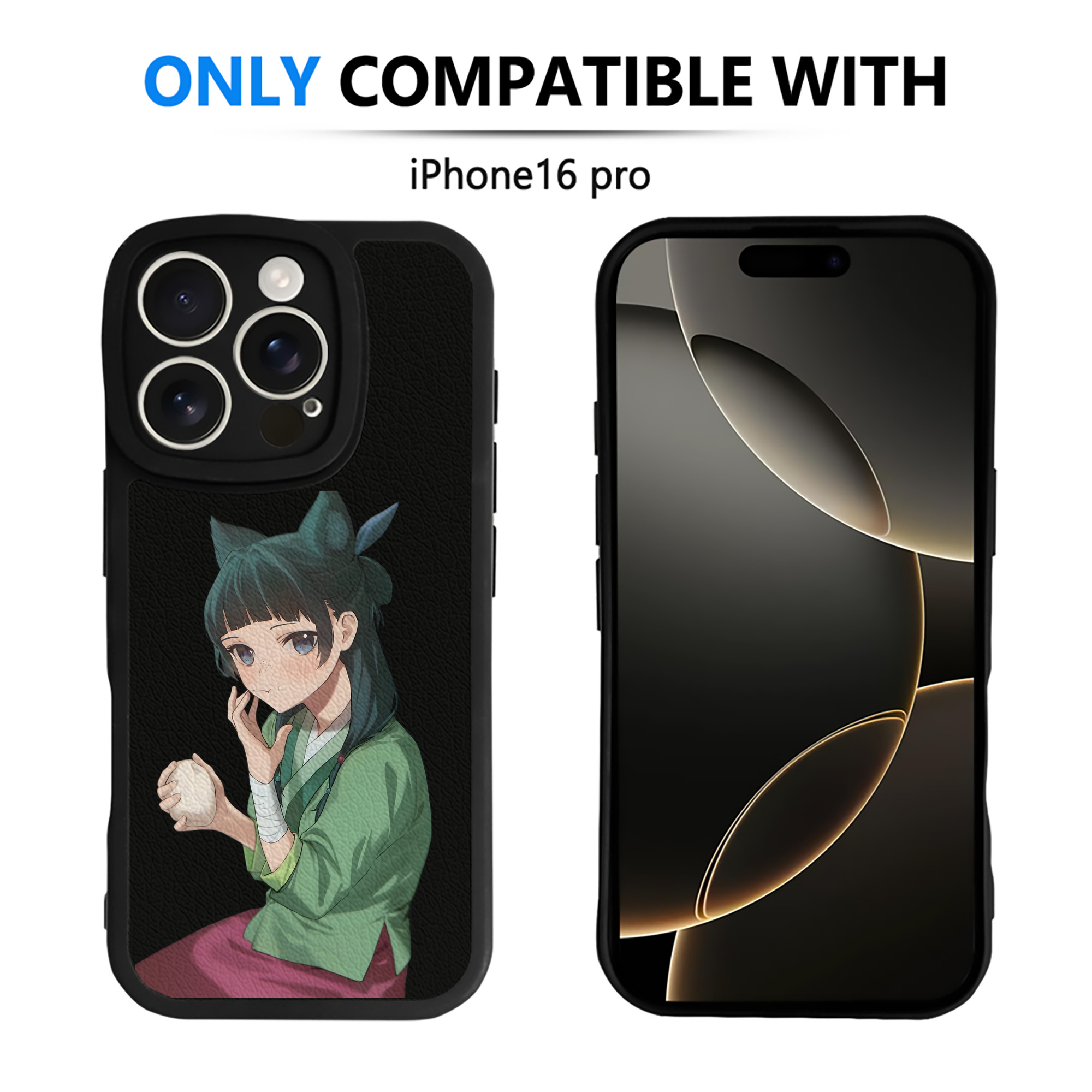 薬屋のひとりごと The Apothecary Diaries 【iPhone 16シリーズ対応】シリコンスマホケース（レザー調） 材質：シリコン